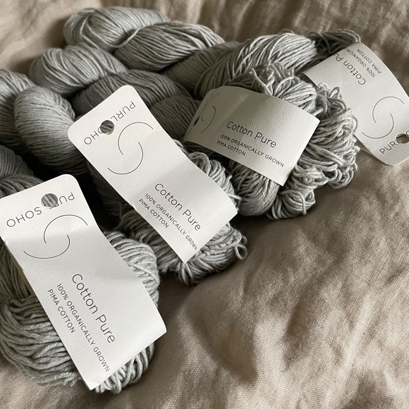 4 Cotton Pure Yarn Skeins by Purl Soho - Picture 2 of 4